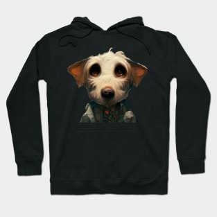 Sad Dog Watercolor Hoodie